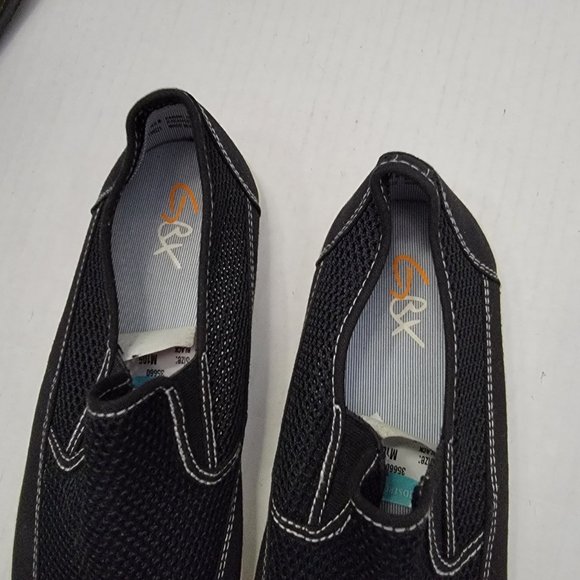 New Mens GBX Mesh Slip On Fabric Black Shoes 10.5 - Picture 4 of 10